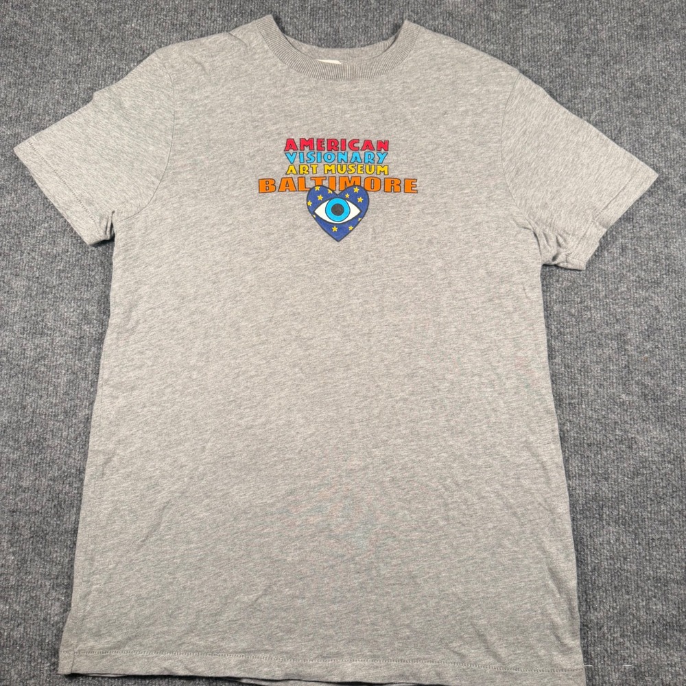 Abercrombie & Fitch American Visionary Art Museum Baltimore T-Shirt Womens Large - Picture 2 of 8